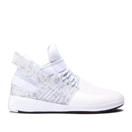 Supra Skytop V Mens High Tops Shoes White UK 71PUG